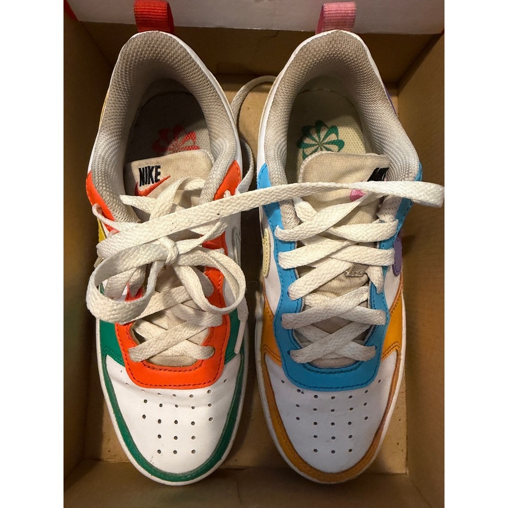 Nike Court Borough Low RC BG Multi-Color Kids Sneakers 4Y FQ8373-902